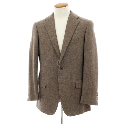 【中古】サルトリアピスケス Sartoria Pisthes ウール 2B テーラードジャケット ブラウン【 48 】【 状態ランクB 】【 メンズ 】