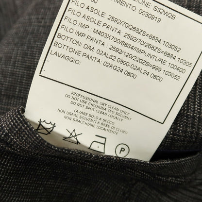 【中古】ボリオリ BOGLIOLI DOVER ウール グレンチェック 3B テーラードジャケット ダークブラウン系【 48 】【 状態ランクC 】【 メンズ 】