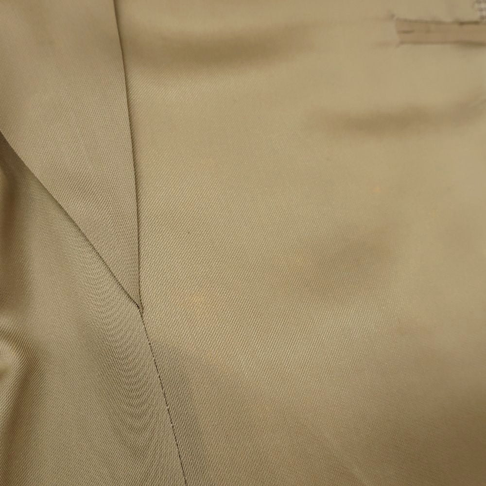 【中古】コルネリアーニ CORNELIANI SUPER100’S ウール チェック 3B テーラードジャケット ベージュxブラウン【サイズ48】【 状態ランクD 】【 メンズ 】 [APD]