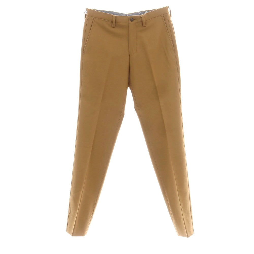 【中古】シップス SHIPS SUPER100’S ウール フランネル カジュアルスラックスパンツ ライトブラウン【 30 】【 状態ランクB 】【 メンズ 】