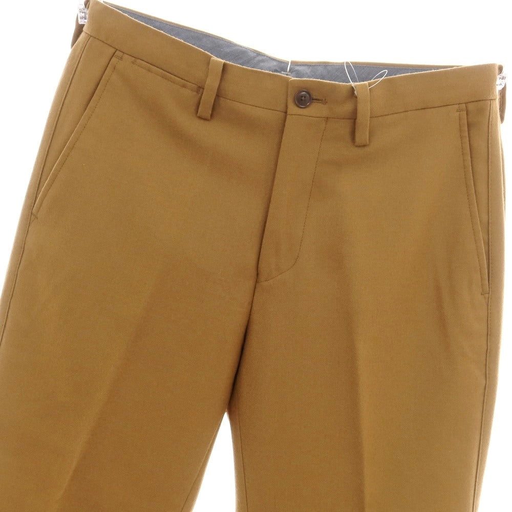 【中古】シップス SHIPS SUPER100’S ウール フランネル カジュアルスラックスパンツ ライトブラウン【 30 】【 状態ランクB 】【 メンズ 】