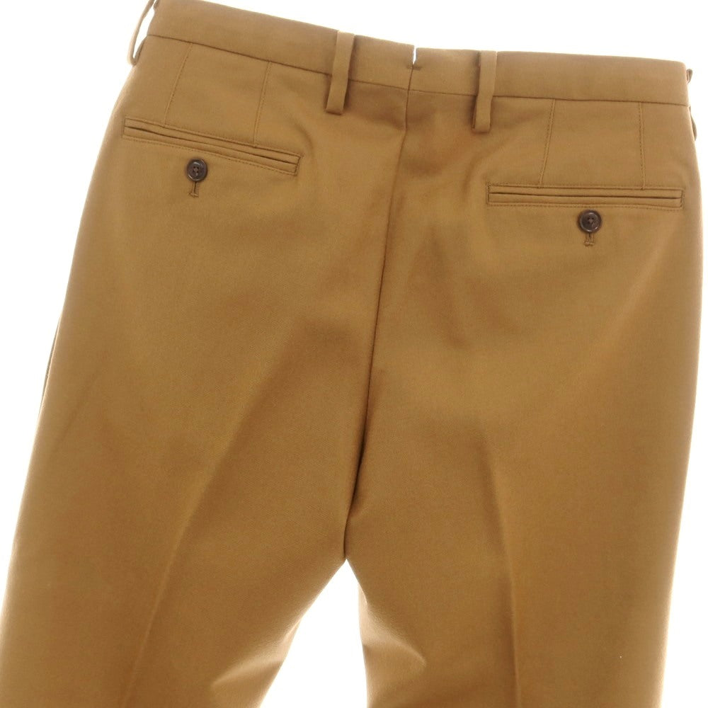 【中古】シップス SHIPS SUPER100’S ウール フランネル カジュアルスラックスパンツ ライトブラウン【 30 】【 状態ランクB 】【 メンズ 】