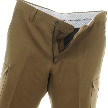 【中古】ニューヨーカー NEWYORKER ウール カーゴスラックスパンツ カーキブラウン【 82 】【 状態ランクB 】【 メンズ 】