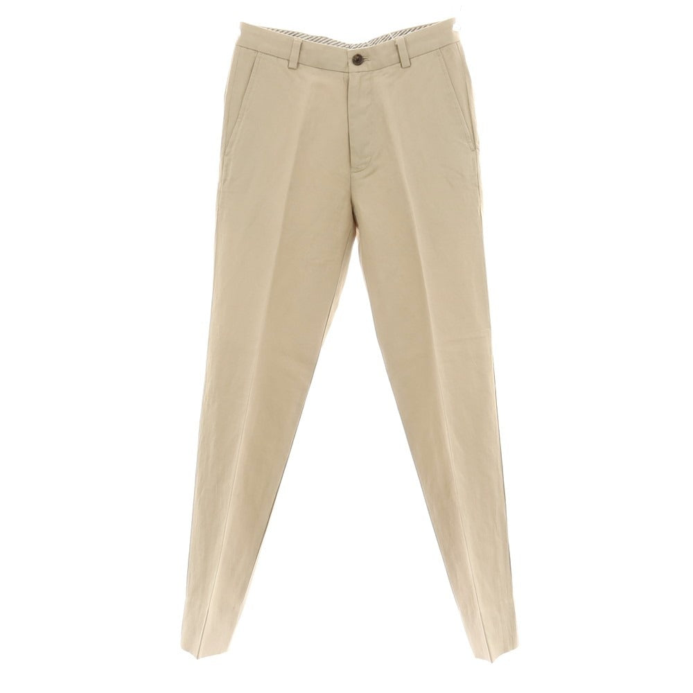 【中古】ブルックスブラザーズ Brooks Brothers リネンコットン カジュアルスラックスパンツ ベージュ【サイズ30】【 状態ランクB 】【 メンズ 】