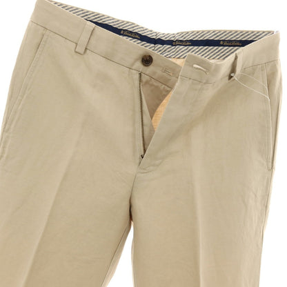 【中古】ブルックスブラザーズ Brooks Brothers リネンコットン カジュアルスラックスパンツ ベージュ【 30 】【 状態ランクB 】【 メンズ 】 []