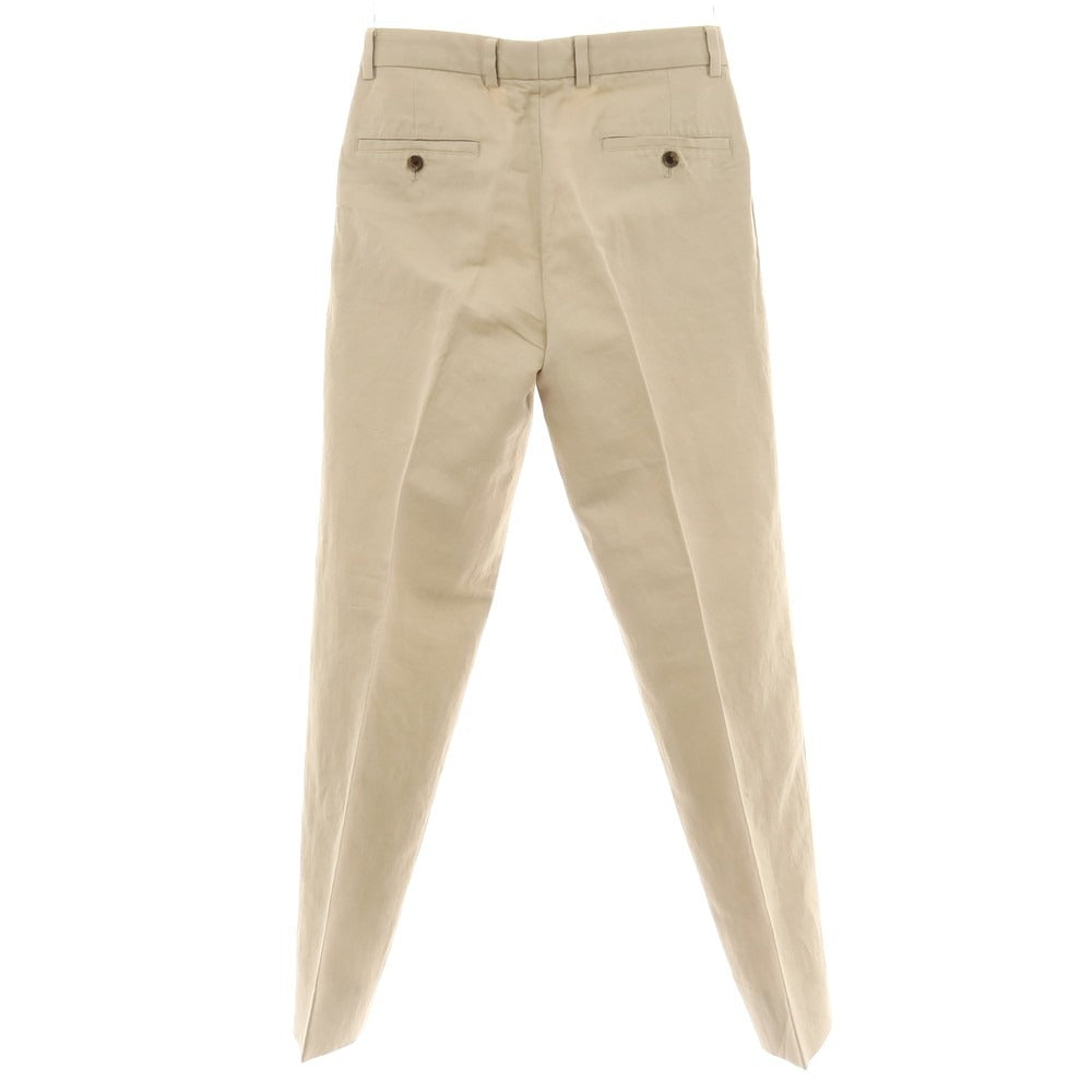【中古】ブルックスブラザーズ Brooks Brothers リネンコットン カジュアルスラックスパンツ ベージュ【 30 】【 状態ランクB 】【 メンズ 】 []