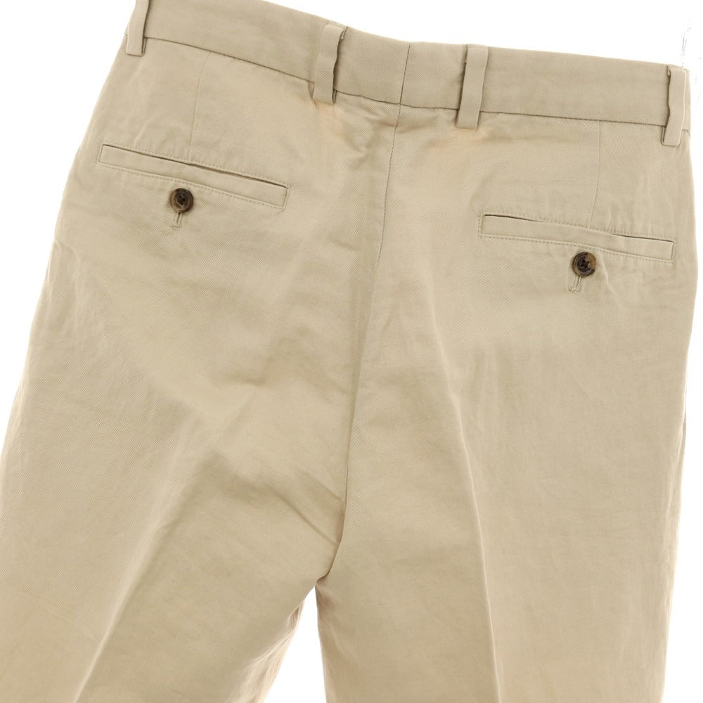 【中古】ブルックスブラザーズ Brooks Brothers リネンコットン カジュアルスラックスパンツ ベージュ【 30 】【 状態ランクB 】【 メンズ 】 []