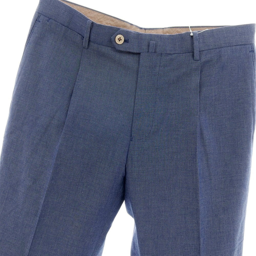 【中古】ビームスハート BEAMS HEART ストレッチ コットン カジュアルスラックスパンツ ネイビー【サイズ46】【 状態ランクB 】【 メンズ 】