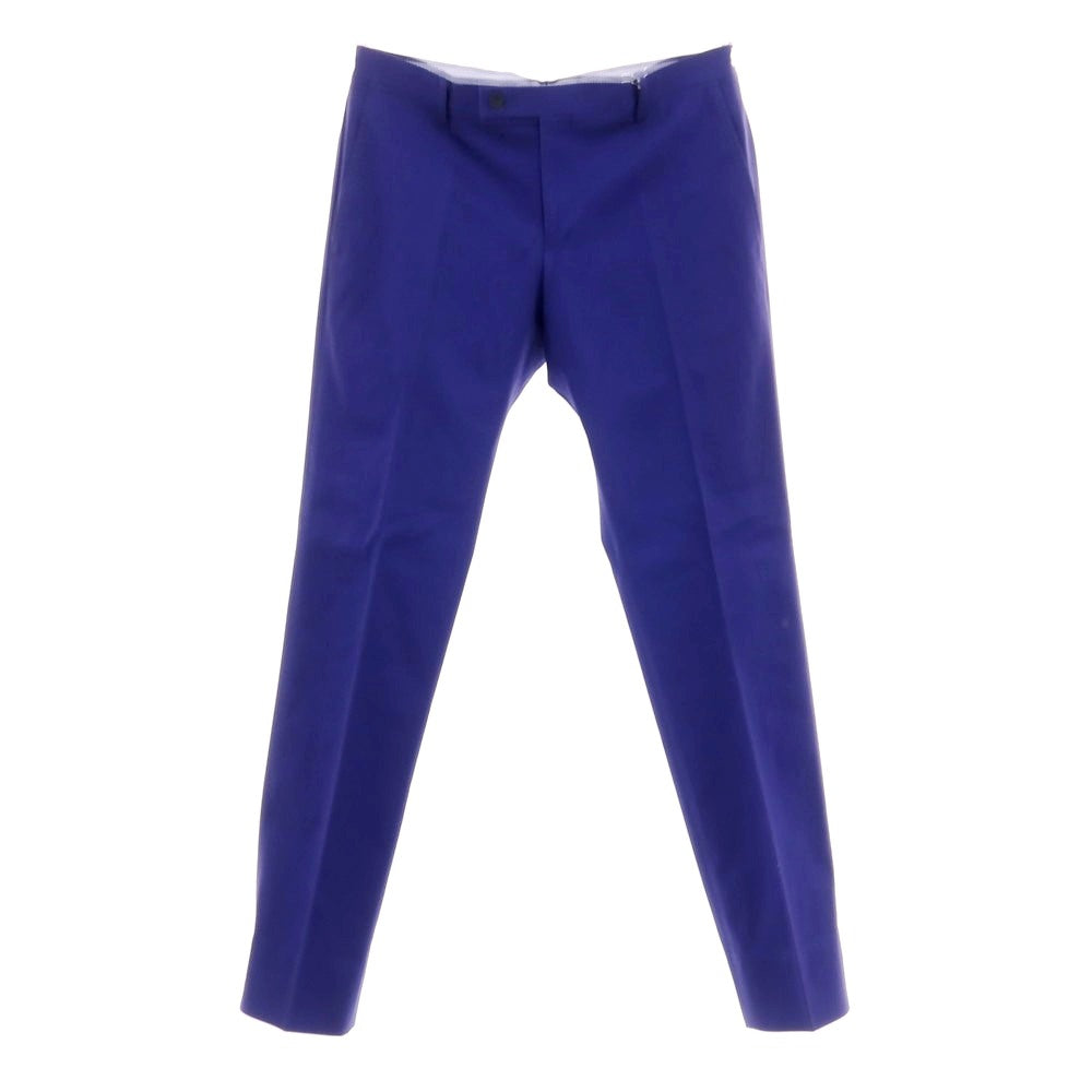 【中古】モンテーム MON THEME ストレッチ コットン カジュアルスラックスパンツ パープルブルー【サイズ46】【 状態ランクB 】【 メンズ 】