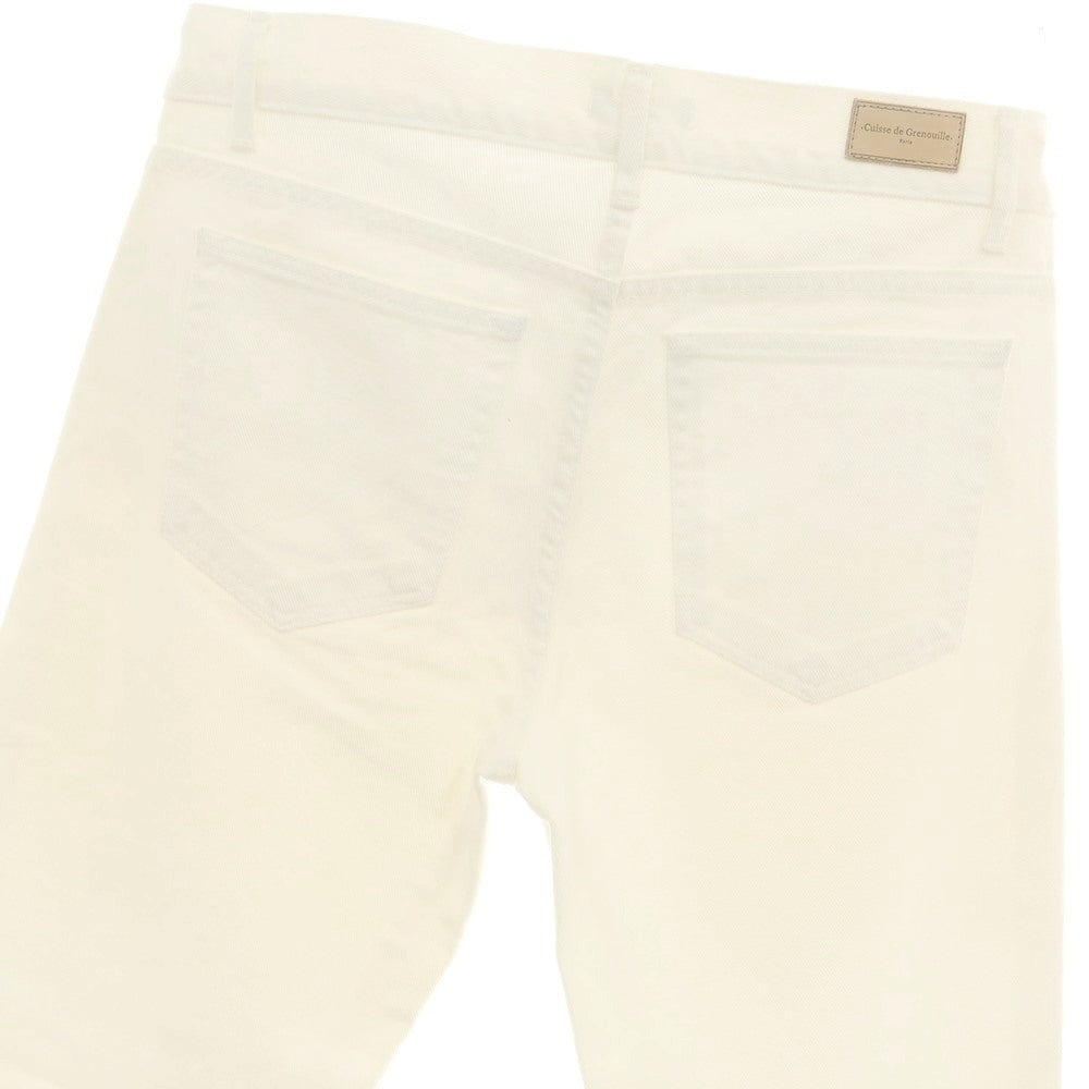 【中古】キュイス ドゥ グルヌイユ CUISSE DE GRENOUILLE コットン デニムパンツ ホワイト【 30 】【 状態ランクC 】【 メンズ 】