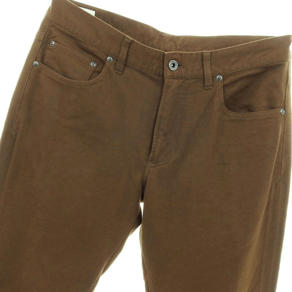 【中古】ラコステ LACOSTE コットンポリエステル ジャージー 5ポケットパンツ ブラウン【サイズ79】【 状態ランクB 】【 メンズ 】