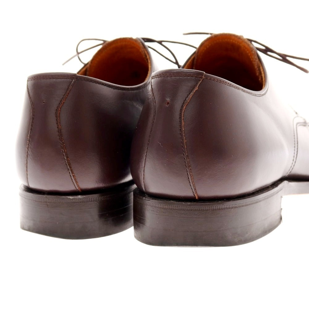 【中古】スコッチグレイン SCOTCH GRAIN スワールモカシン ドレスシューズ ダークブラウン【 25 1/2 EE 】【 状態ランクC 】【 メンズ 】