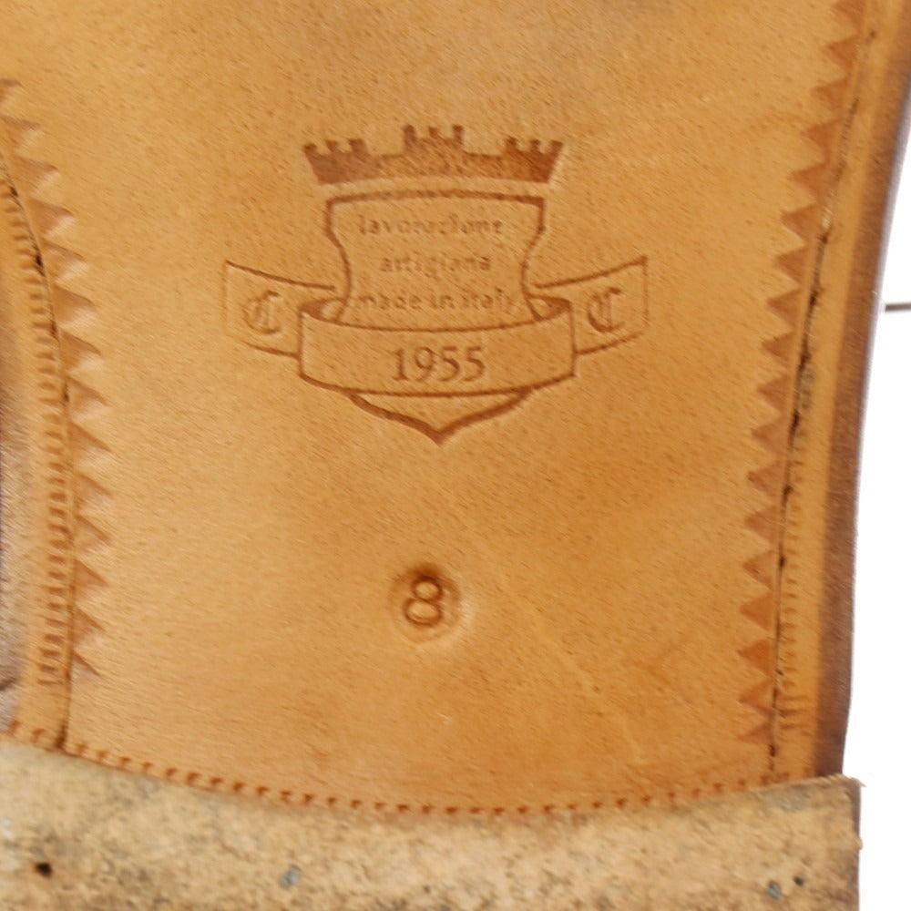 【中古】イセタンメンズ ISETAN MENS CORTINA製 プレーントゥ ドレスシューズ ブラウン【 サイズ8 】【 状態ランクB 】【 メンズ 】 [BPD]