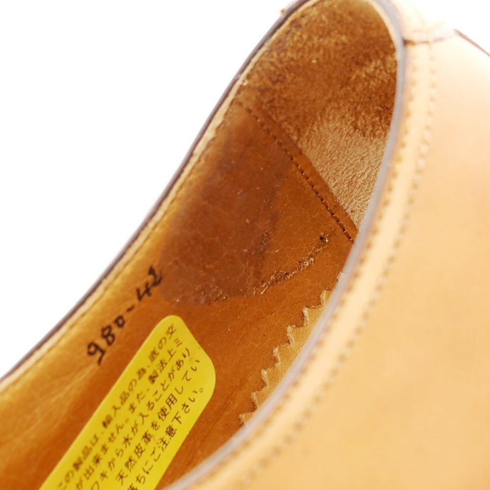 【中古】ボリーニ Bollini プレーントゥ ドレスシューズ ライトブラウン【 42 】【 状態ランクA 】【 メンズ 】