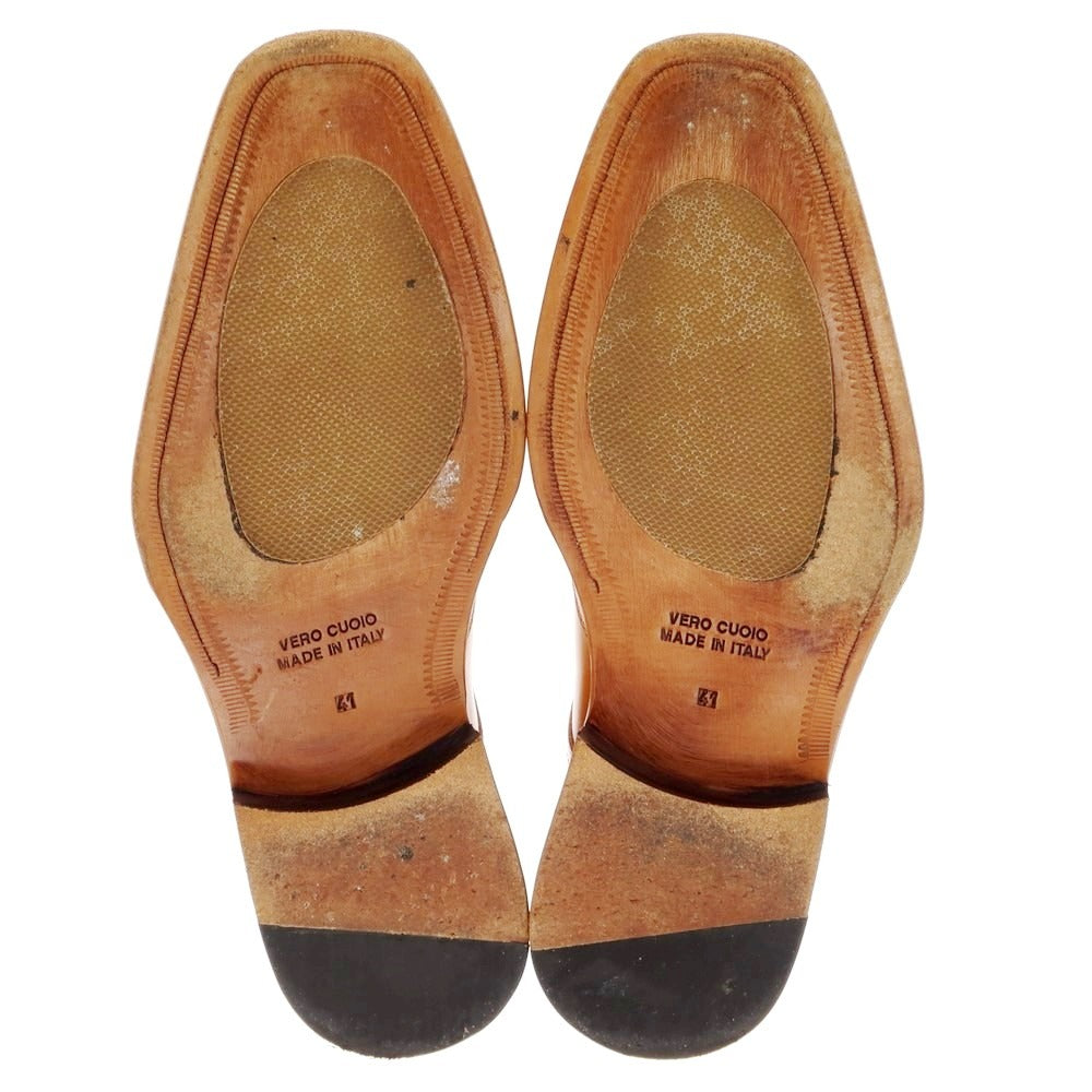 【中古】ティートロクラシック TITLO CLASSIC ドレスシューズ ライトブラウン【 41 】【 状態ランクB 】【 メンズ 】