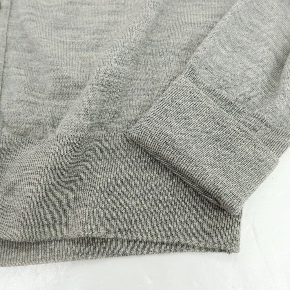 【中古】ジョンスメドレー JOHN SMEDLEY ハイゲージ ウール カーディガン グレー【 S 】【 状態ランクB 】【 メンズ 】