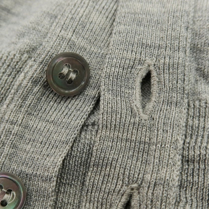【中古】ジョンスメドレー JOHN SMEDLEY ハイゲージ ウール カーディガン グレー【 S 】【 状態ランクB 】【 メンズ 】
