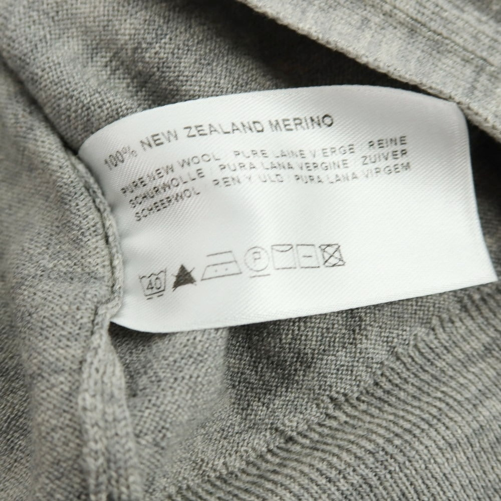 【中古】ジョンスメドレー JOHN SMEDLEY ハイゲージ ウール カーディガン グレー【 S 】【 状態ランクB 】【 メンズ 】