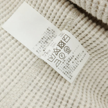 【中古】ビームス BEAMS コットン サーマル クルーネック 長袖Ｔシャツ オートミール【 M 】【 状態ランクA 】【 メンズ 】