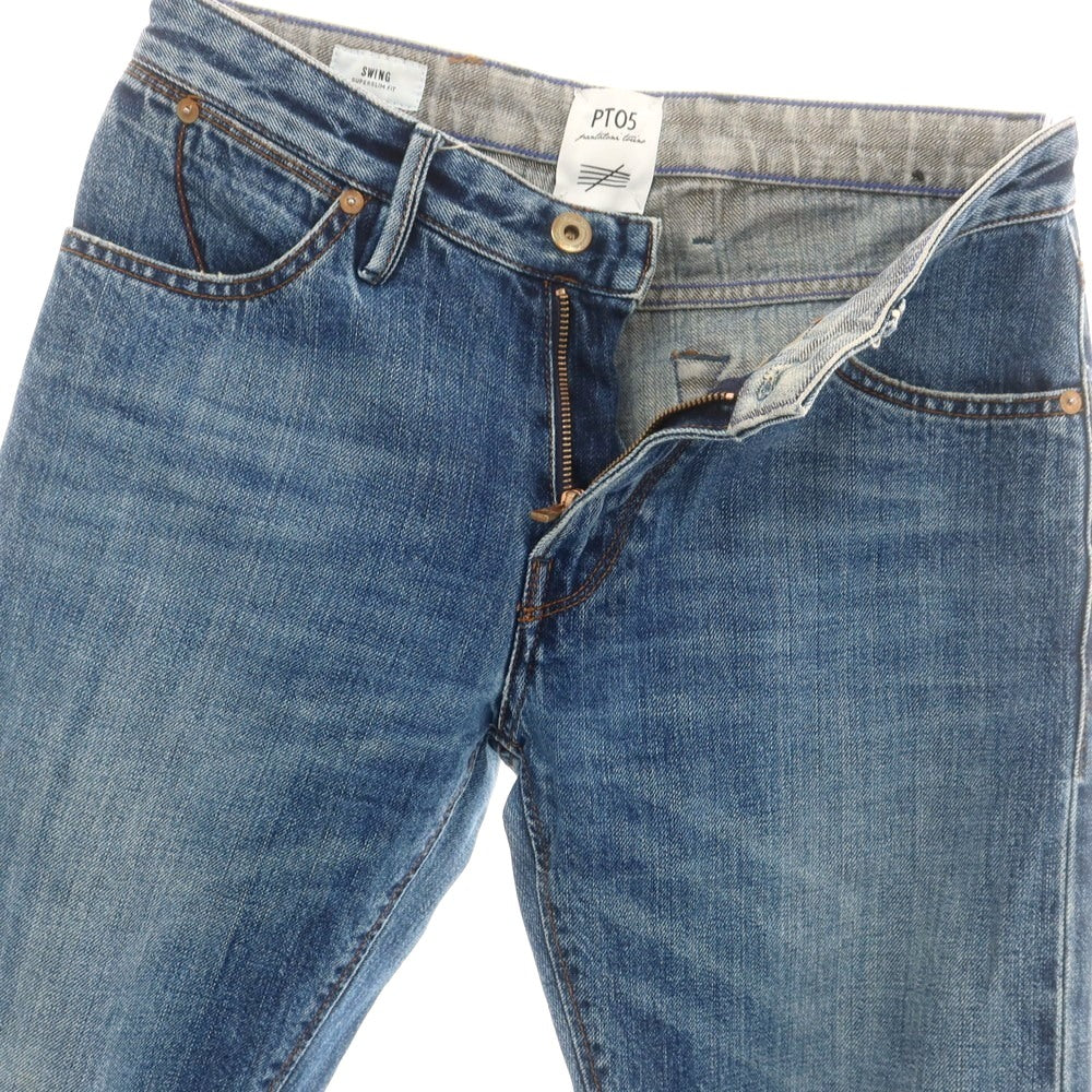【中古】ピーティーゼロチンクエ PT05 SWING コットン デニムパンツ ジーンズ ブルー【 29 】【 状態ランクB 】【 メンズ 】