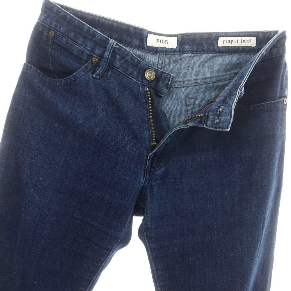 【中古】ピーティーゼロチンクエ PT05 SWING ストレッチ コットンポリエステルレーヨン デニムパンツ ジーンズ ネイビー【 29 】【 状態ランクC 】【 メンズ 】