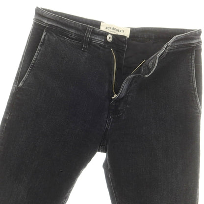 【中古】ロイロジャース ROY ROGER’S ストレッチ コットンレーヨンポリエステル デニムパンツ ブラック【 30 】【 状態ランクC 】【 メンズ 】