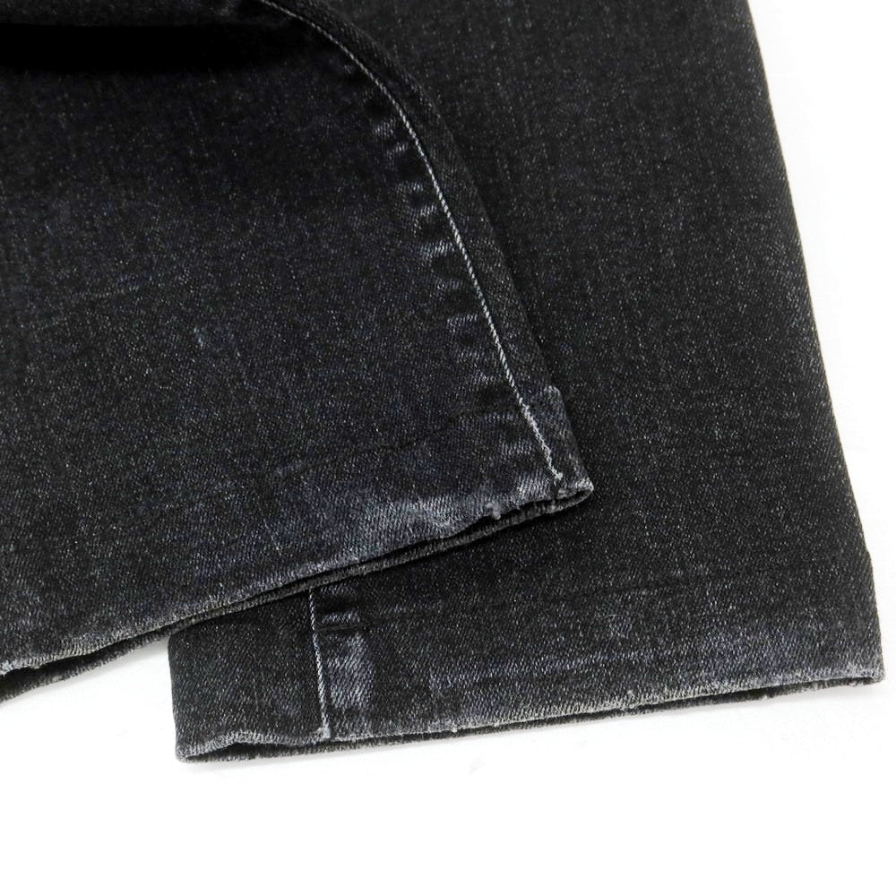 【中古】ロイロジャース ROY ROGER’S ストレッチ コットンレーヨンポリエステル デニムパンツ ブラック【 30 】【 状態ランクC 】【 メンズ 】