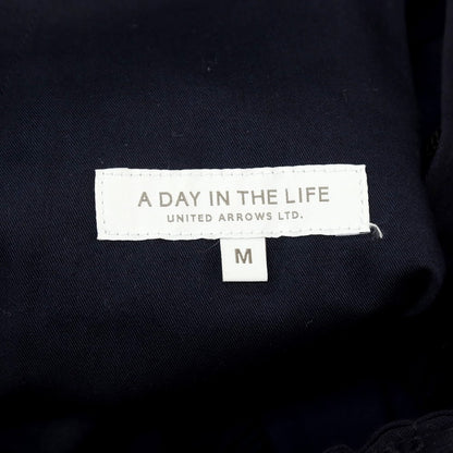 【中古】ア デイ イン ザ ライフ ユナイテッドアローズ a day in the life united arrows ストレッチ ポリエステルレーヨン イージーショートパンツ ネイビー【サイズM】【 状態ランクB 】【 メンズ 】