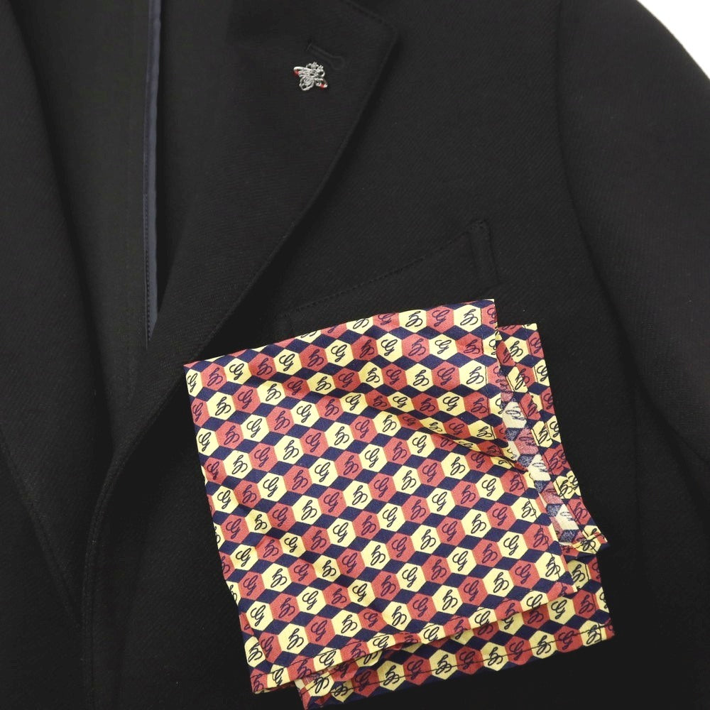 【中古】【未使用】ジーステージ g-stage ポリエステルレーヨンポリウレタン ダンボールニット 2B カジュアルジャケット ブラック【サイズ44】【 状態ランクS 】【 メンズ 】