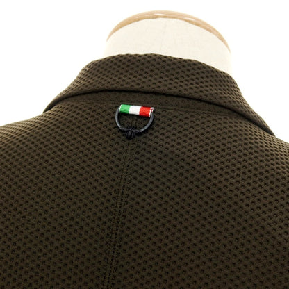 【中古】【未使用】ジーステージ g-stage ストレッチ ナイロン ハニカムメッシュ 2B カジュアルジャケット ダークオリーブグリーン【サイズ44】【 状態ランクS 】【 メンズ 】