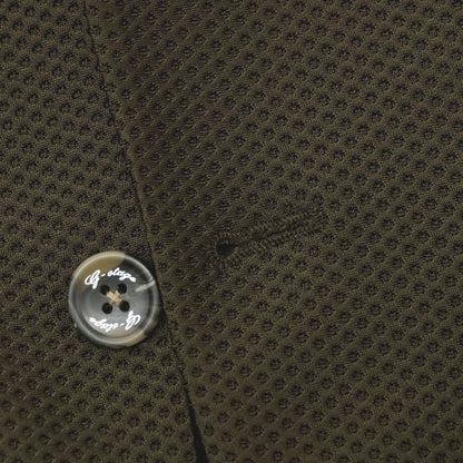 【中古】【未使用】ジーステージ g-stage ストレッチ ナイロン ハニカムメッシュ 2B カジュアルジャケット ダークオリーブグリーン【サイズ44】【 状態ランクS 】【 メンズ 】