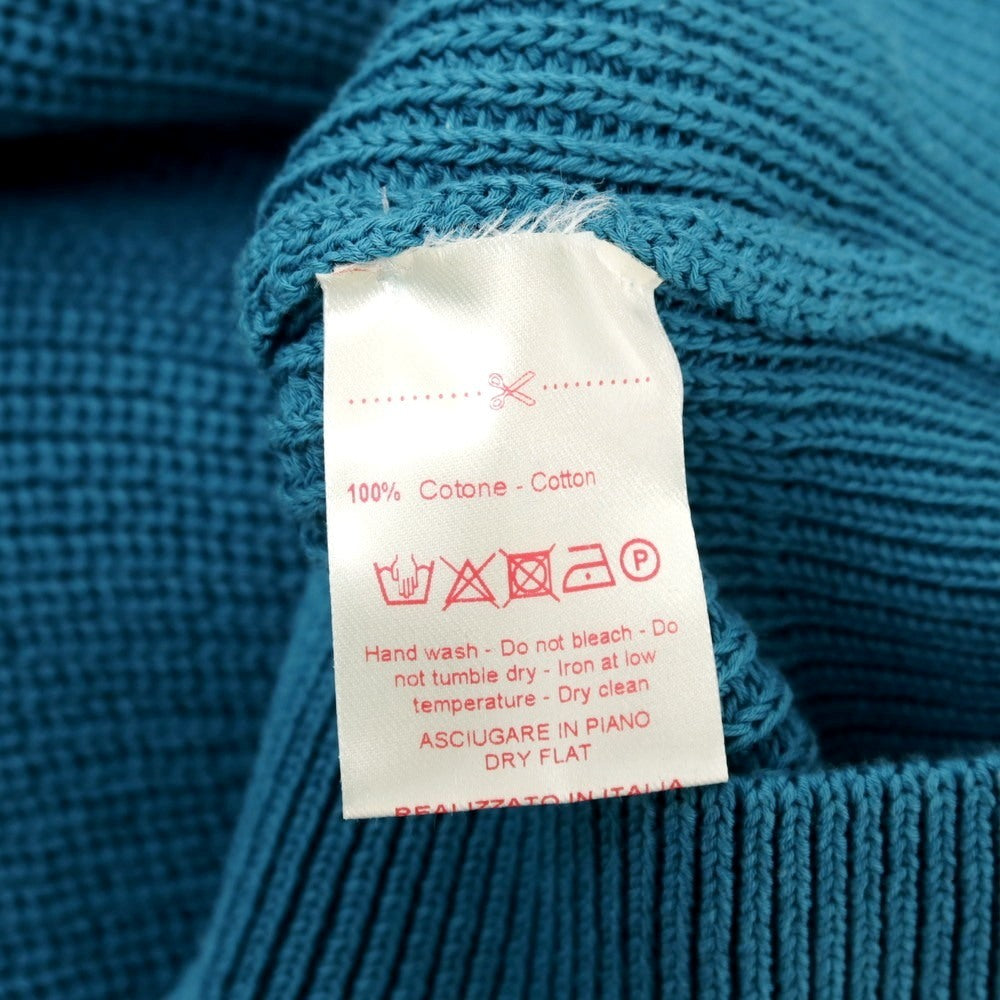 【中古】アルテア Altea コットン クルーネック プルオーバーニット ブルー【サイズS】【 状態ランクB 】【 メンズ 】