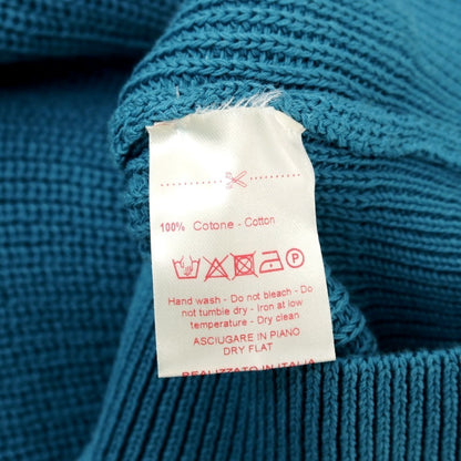 【中古】アルテア Altea コットン クルーネック プルオーバーニット ブルー【サイズS】【 状態ランクB 】【 メンズ 】