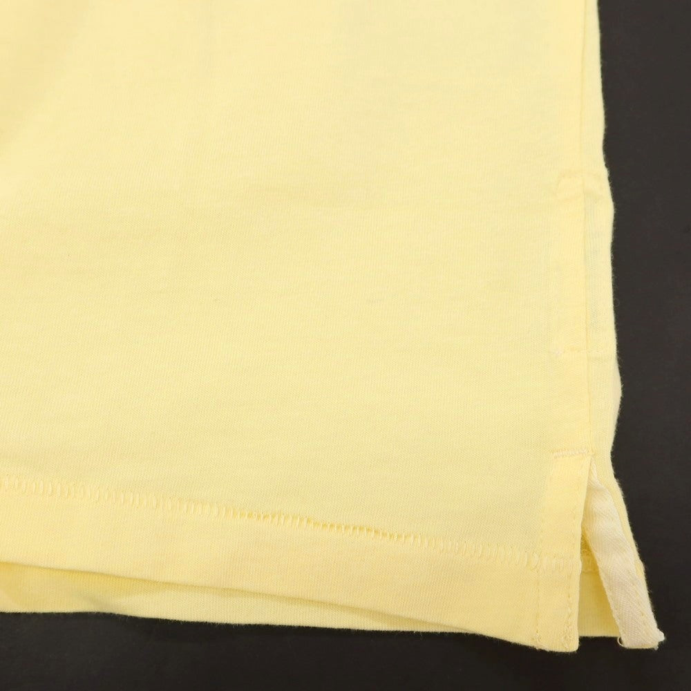 【中古】【未使用】ラグアンドボーン rag &amp; bone コットン 刺しゅうロゴ クルーネック 半袖Ｔシャツ イエロー【サイズXS】【 状態ランクS 】【 メンズ 】[DPD]
