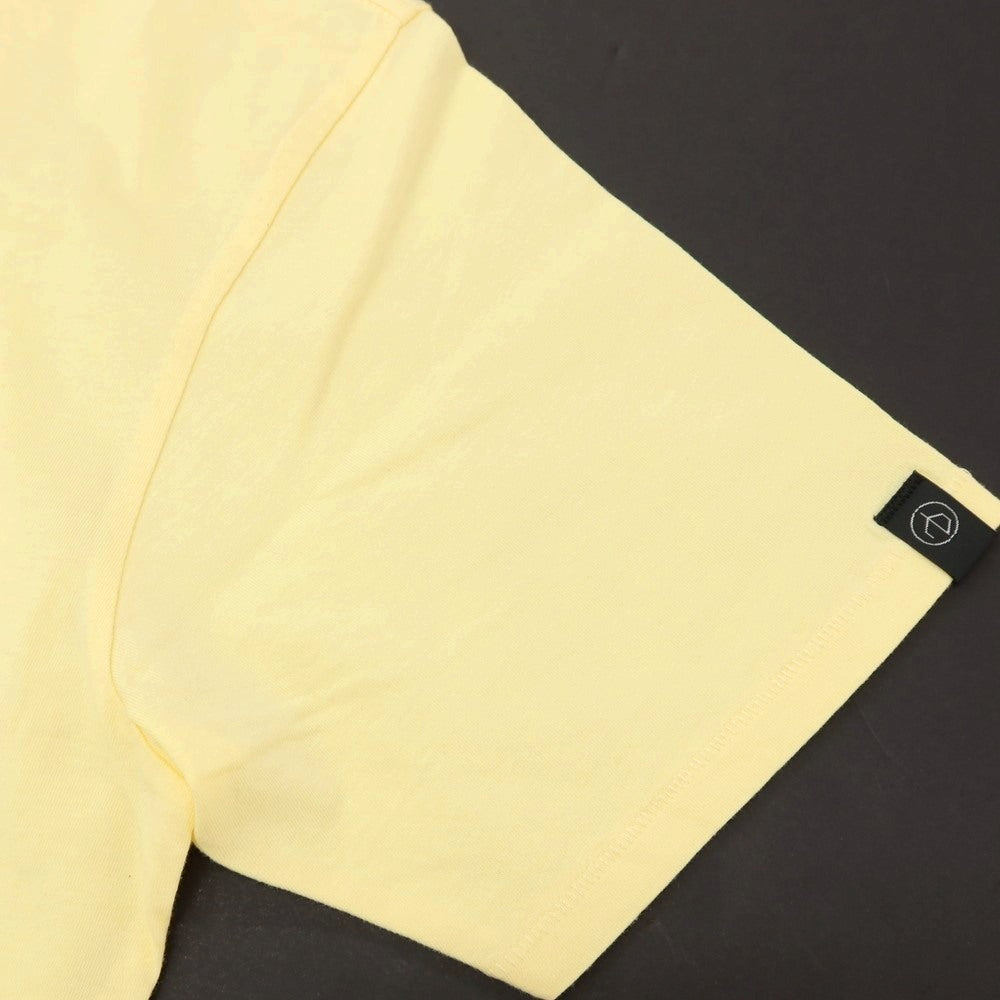【中古】【未使用】ラグアンドボーン rag &amp; bone コットン 刺しゅうロゴ クルーネック 半袖Ｔシャツ イエロー【サイズXS】【 状態ランクS 】【 メンズ 】[DPD]