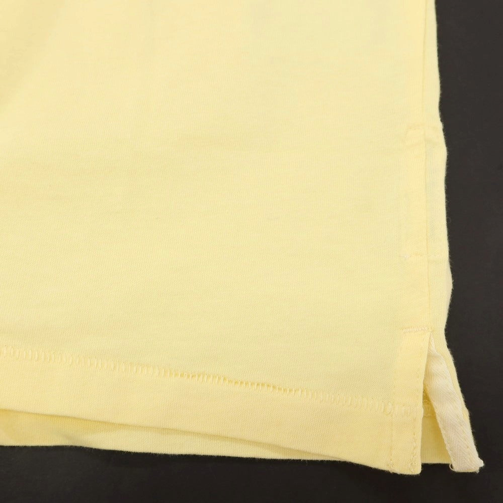 【中古】【未使用】ラグアンドボーン rag &amp; bone コットン 刺しゅうロゴ クルーネック 半袖Ｔシャツ イエロー【サイズXS】【 状態ランクS 】【 メンズ 】[DPD]