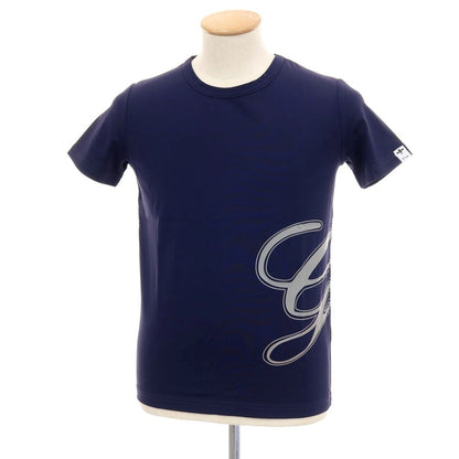 【中古】【未使用】ジーステージ g-stage ナイロン ジャージー クルーネック 半袖Ｔシャツ ネイビー【サイズ44】【 状態ランクS 】【 メンズ 】