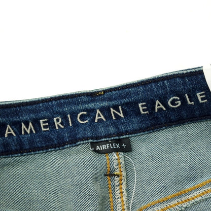 【中古】【未使用】アメリカンイーグル American Eagle AIRFLEX ＋ ストレッチ コットンポリエステルレーヨン デニム ショートパンツ ジーンズ ネイビー【 30 】【 状態ランクS 】【 メンズ 】 []