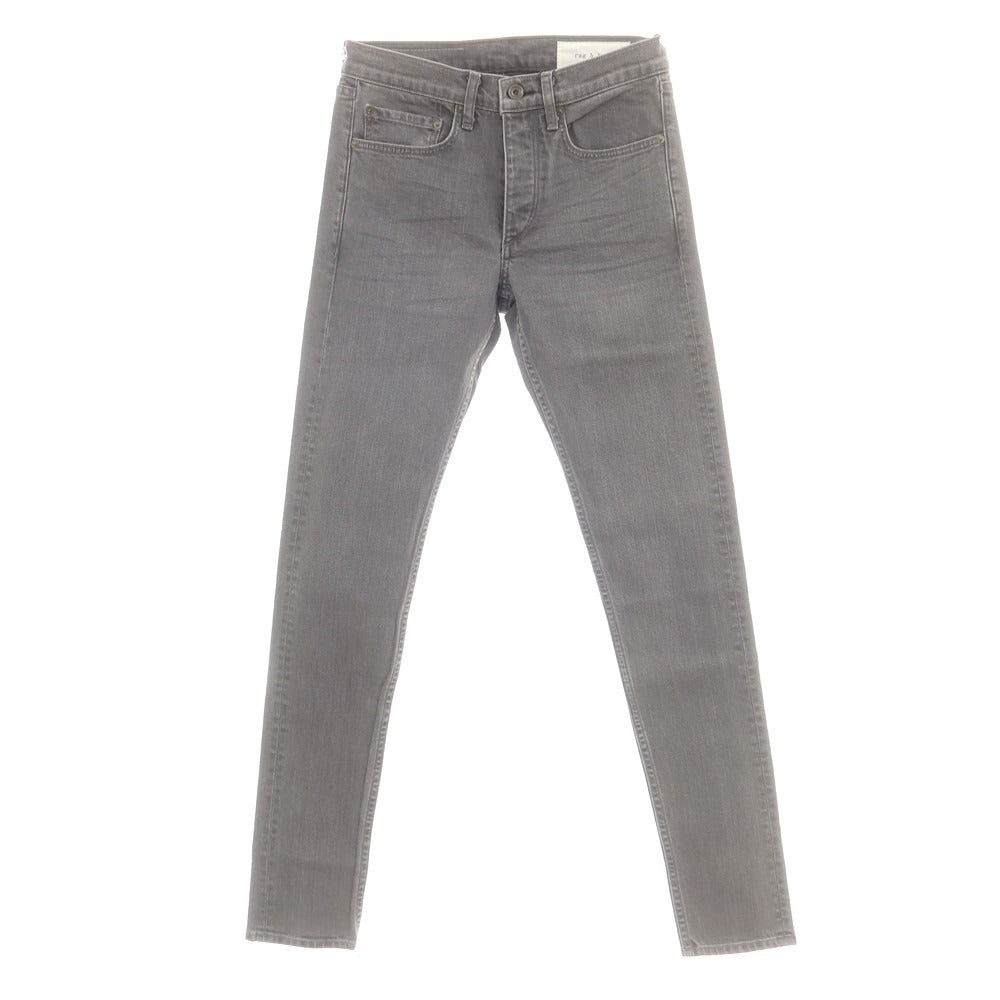【中古】【未使用】ラグアンドボーン rag &amp; bone ストレッチ コットン デニムパンツ ジーンズ グレー【サイズ29】【 状態ランクS 】【 メンズ 】[CPD]