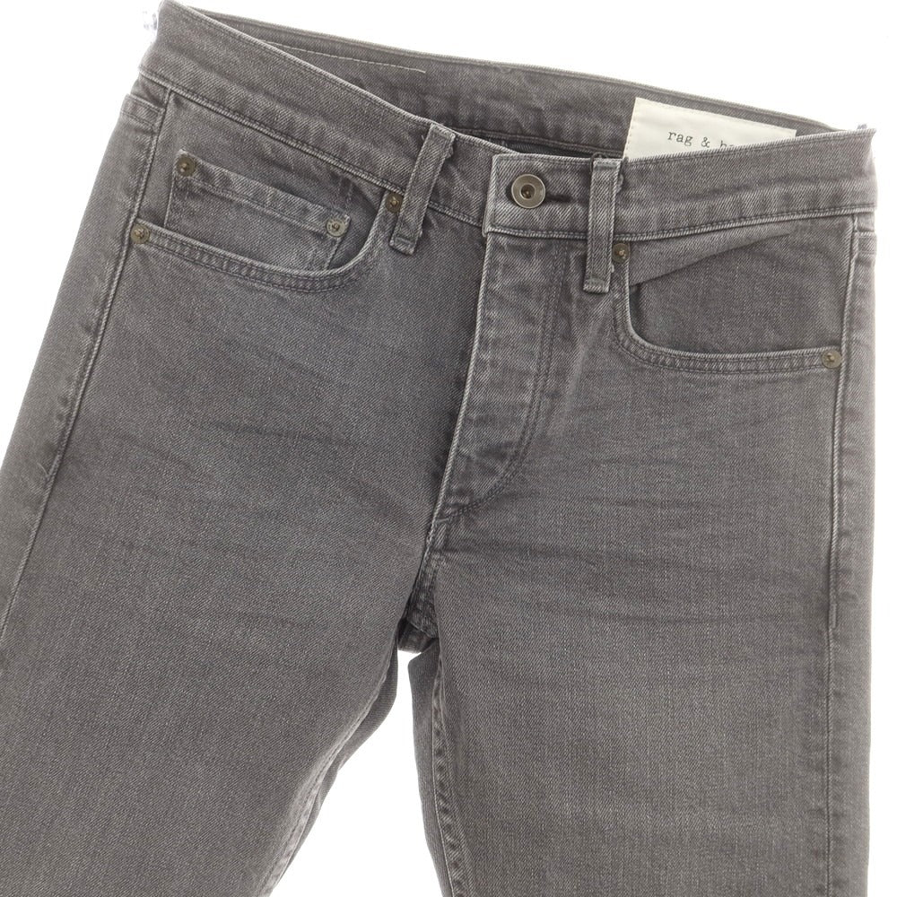 【中古】【未使用】ラグアンドボーン rag &amp; bone ストレッチ コットン デニムパンツ ジーンズ グレー【サイズ29】【 状態ランクS 】【 メンズ 】[CPD]