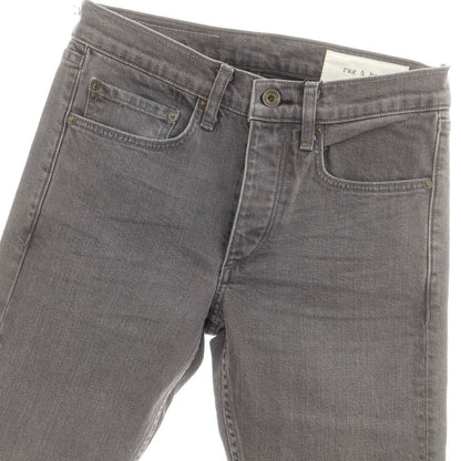 【中古】【未使用】ラグアンドボーン rag &amp; bone ストレッチ コットン デニムパンツ ジーンズ グレー【 29 】【 状態ランクS 】【 メンズ 】