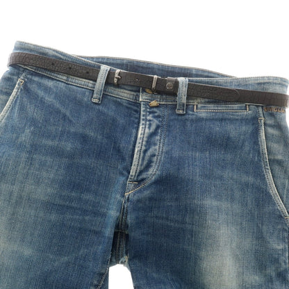 【中古】【未使用】リプレイ REPLAY カウレザー ベルト ブラック【 85（紙タグ表記） 】【 状態ランクS 】【 メンズ 】