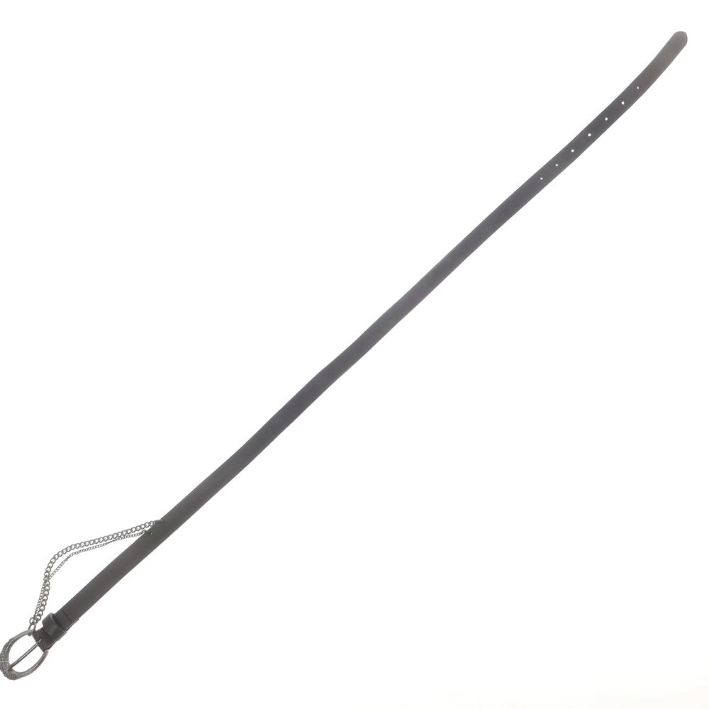 【中古】【未使用】リプレイ REPLAY カウレザー ベルト ブラック【 80（紙タグ表記） 】【 状態ランクS 】【 メンズ 】