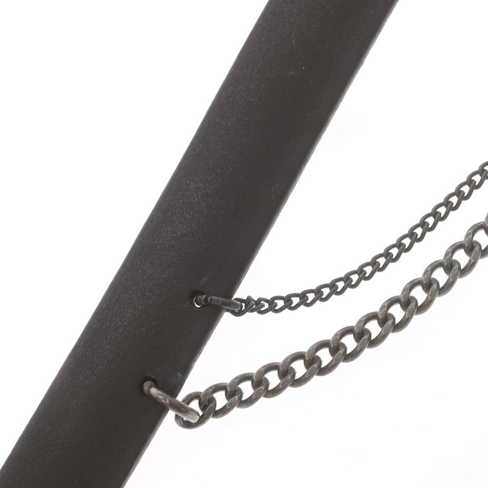 【中古】【未使用】リプレイ REPLAY カウレザー ベルト ブラック【 80（紙タグ表記） 】【 状態ランクS 】【 メンズ 】