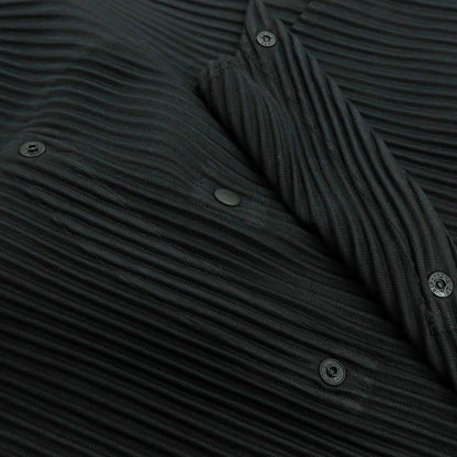 【中古】オム プリッセ イッセイミヤケ HOMME PLISSE ISSEY MIYAKE 2025年秋冬 ポリエステル系 プリーツ ベスト ブラック【 表記なし（L位） 】【 状態ランクA 】【 メンズ 】