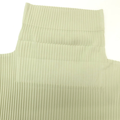 【中古】オム プリッセ イッセイミヤケ HOMME PLISSE ISSEY MIYAKE 2025年秋冬 ポリエステル系 プリーツ 長袖トップ ライトグリーン【 表記なし（L位） 】【 状態ランクA 】【 メンズ 】