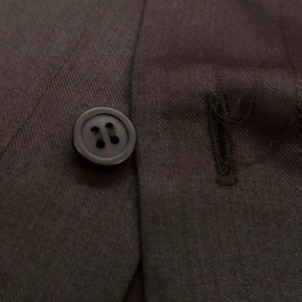 【中古】オム プリッセ イッセイミヤケ HOMME PLISSE ISSEY MIYAKE 2025年秋冬 ポリエステル系 カジュアルシャツ ダークブラウン【 表記なし（L位） 】【 状態ランクA 】【 メンズ 】