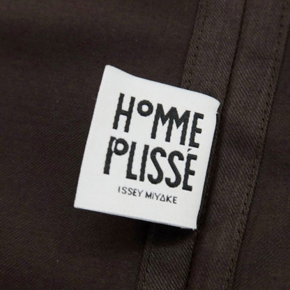 【中古】オム プリッセ イッセイミヤケ HOMME PLISSE ISSEY MIYAKE 2025年秋冬 ポリエステル系 カジュアルシャツ ダークブラウン【 表記なし（L位） 】【 状態ランクA 】【 メンズ 】