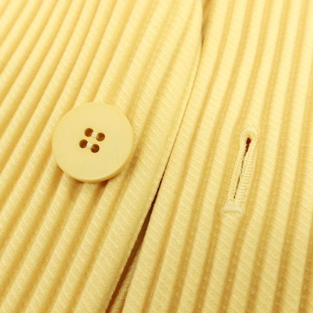 【中古】オム プリッセ イッセイミヤケ HOMME PLISSE ISSEY MIYAKE 2025年秋冬 ポリエステル系 プリーツ 2B カジュアルジャケット イエロー【 表記なし（L位） 】【 状態ランクB 】【 メンズ 】