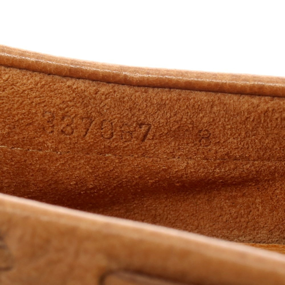 【中古】グッチ GUCCI タッセル ドライビングシューズ ブラウン【 8 】【 状態ランクC 】【 メンズ 】